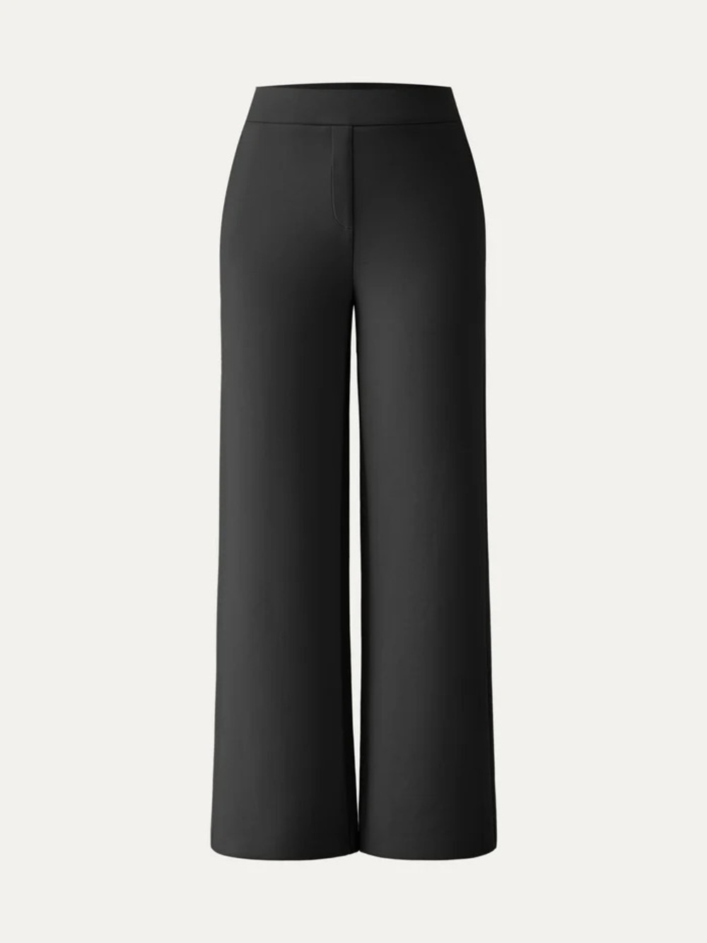 NWT OGL Textured Mid Rise Pull-on Straight Pant with Pockets In black